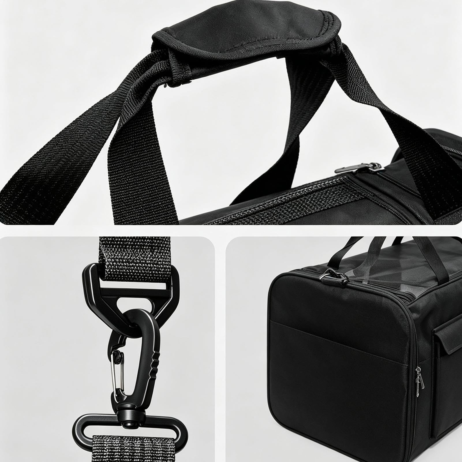 Miękki Transporter Dla Kota Zwierzęca Klatka Podróżna Z Paskiem Na Ramię