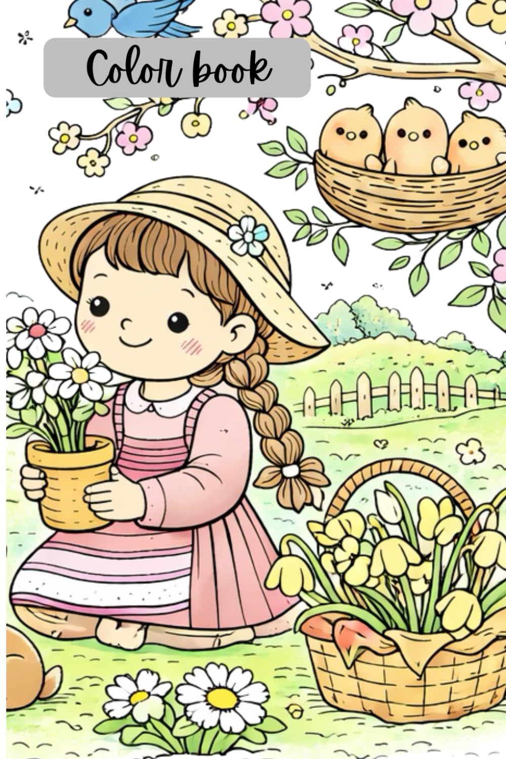 Color book: A fun coloring book for little artists
