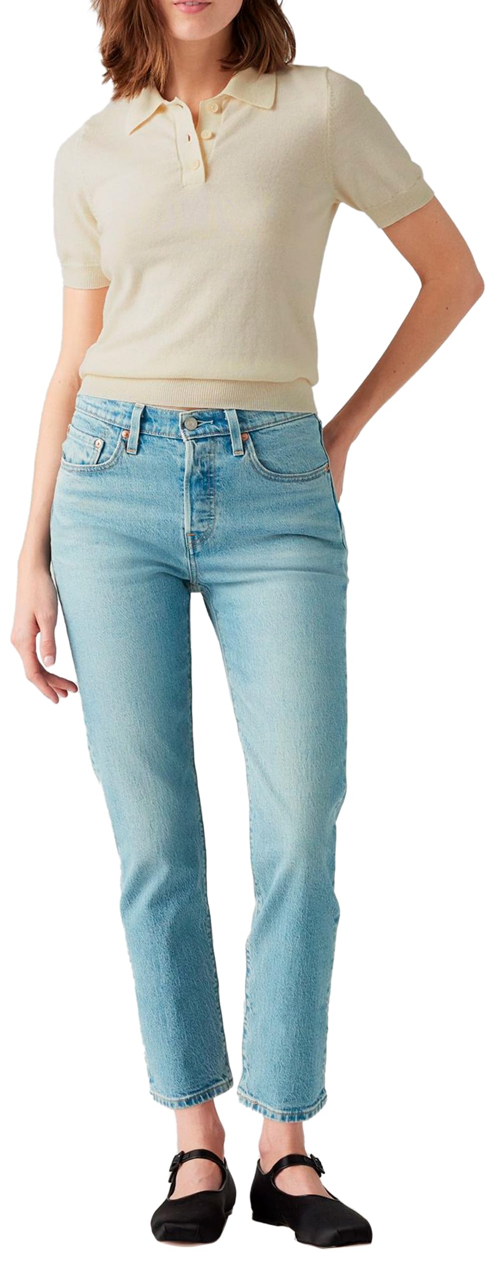 Levi's Women's 501 Crop Jeans, No Rush, 26W / 26L