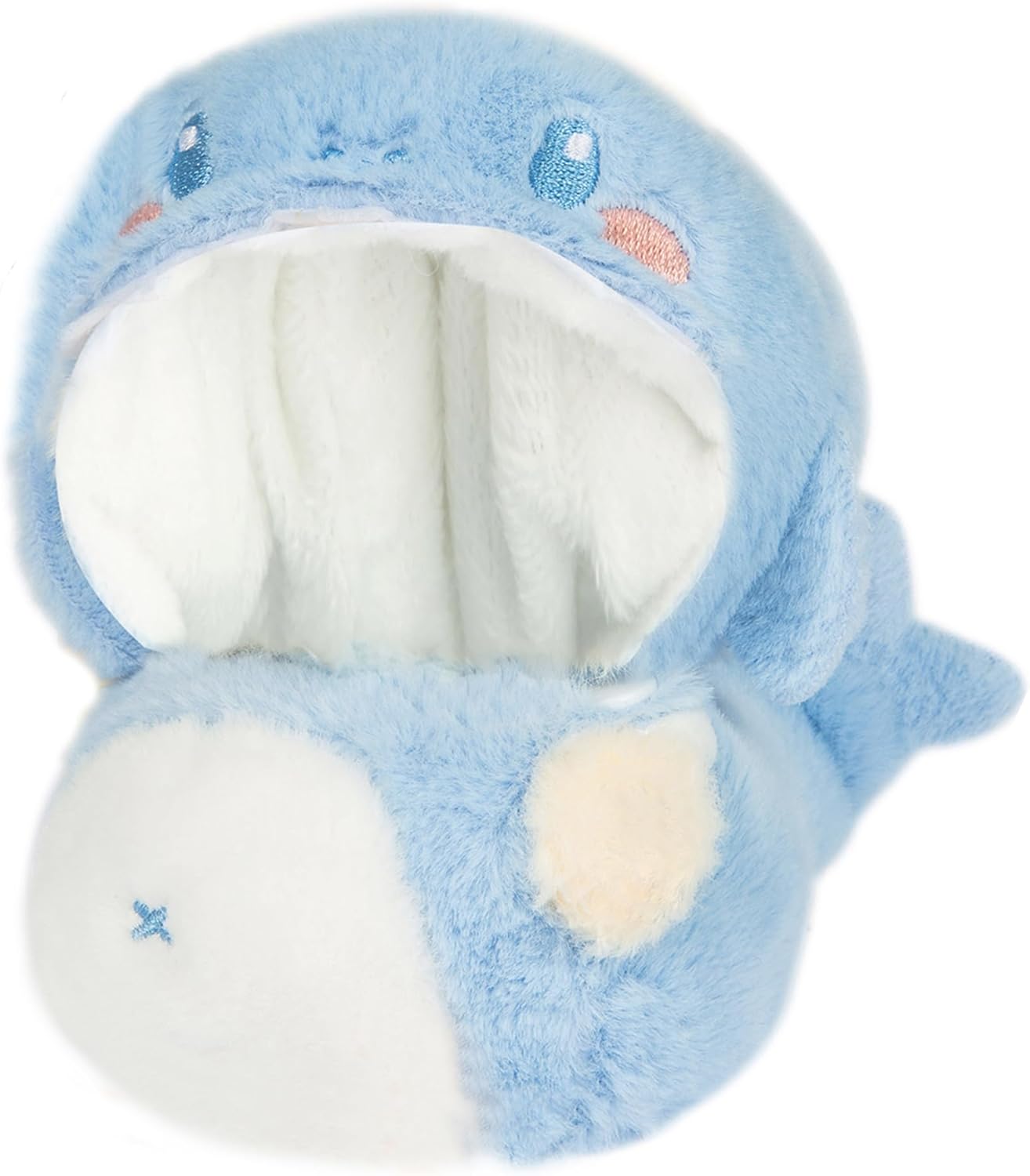 Plush Doll Clothes for Labubu - Cute Animal 17cm Doll Clothing, Premium Doll Accessories Clothes for Collectors or Display - Kawaii Shark Costume (No Dolls)