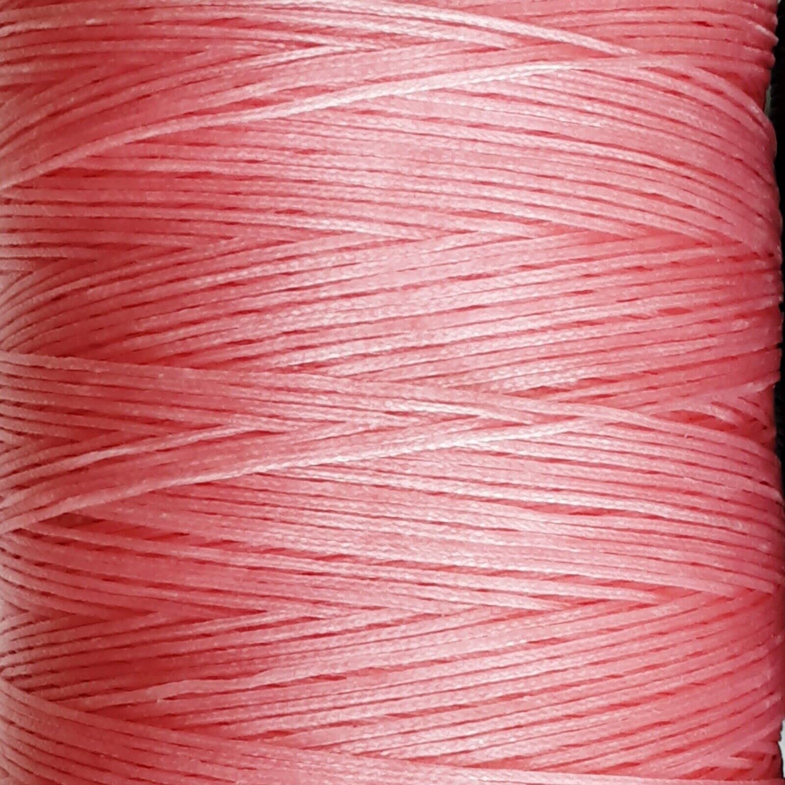 Mart-Mon Multicolor 10M Waxed Jewellery Cord 1Mm Thick Woven Nylon Strong Thread For Beading, Bracelet, Necklace Making, Arts, Crafts & Diy (Lt. Pink)