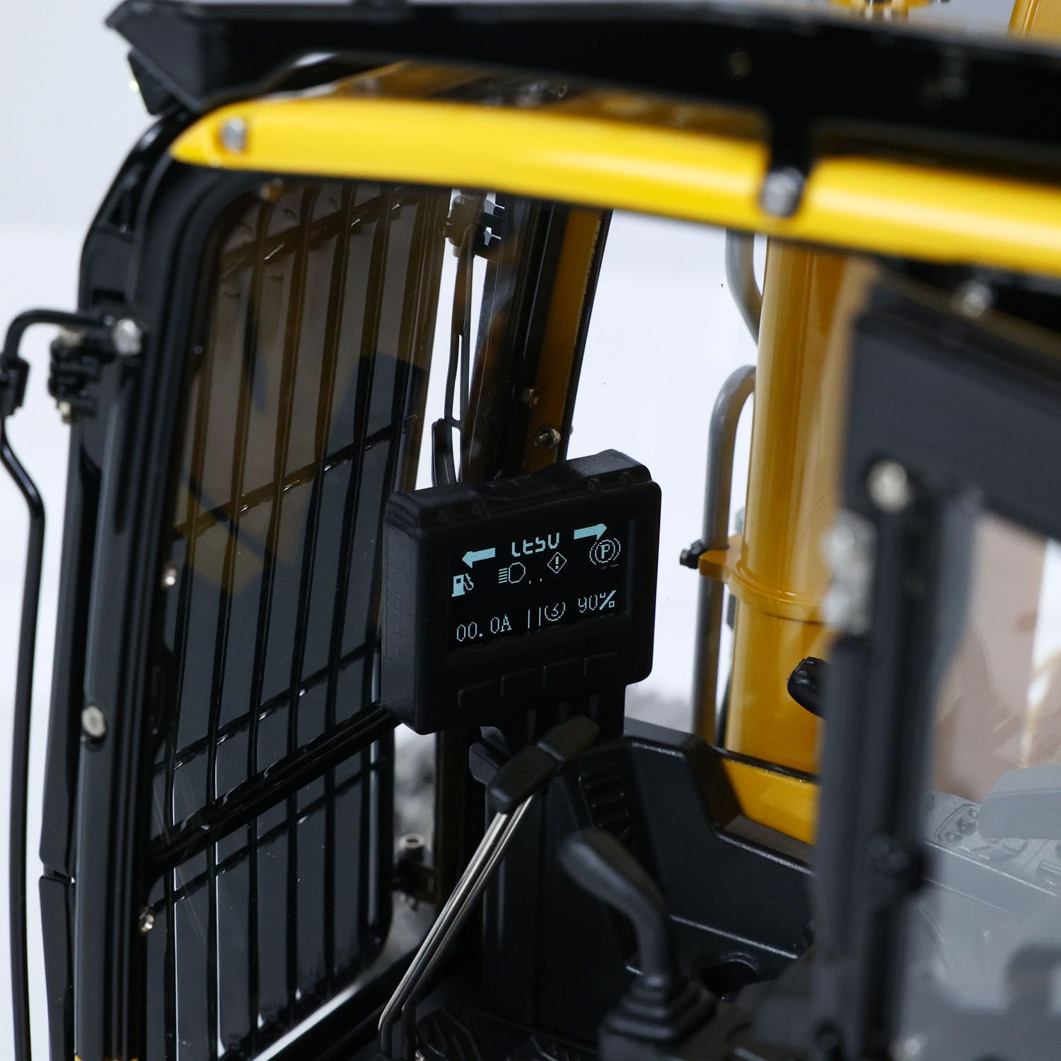 Escavatore idraulico radiocomandato in metallo 1/14 RTR Aoue PC500 RC Digger a 7 vie, valvola PL18EV Lite, batteria