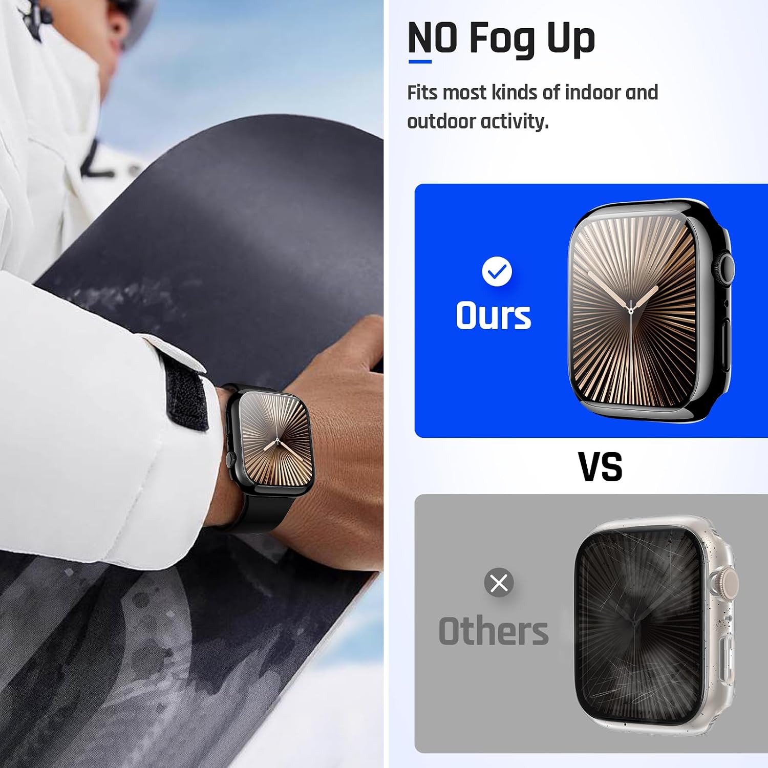  IP67 Waterproof Case with Glass for Apple Watch Series 11/10 42mm thumbnail