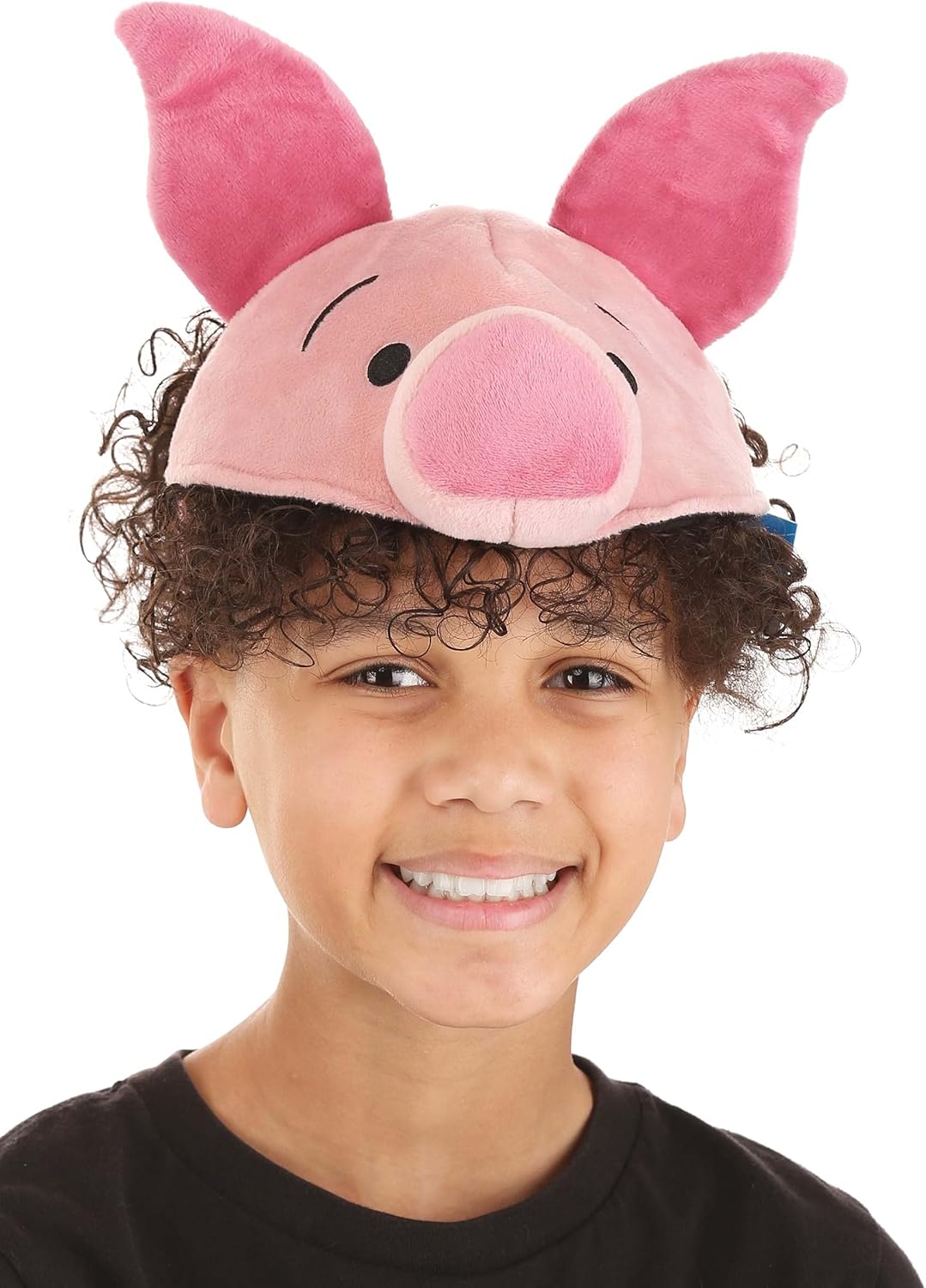 Disney Winnie the Pooh Piglet Plush Headband - Embroidered Ears and Snout, Officially Licensed