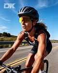 Polarized Sports Sunglasses for Men Women, UV400 One-Piece Lens Sport Shades for Baseball, Running, Cycling, Fishing