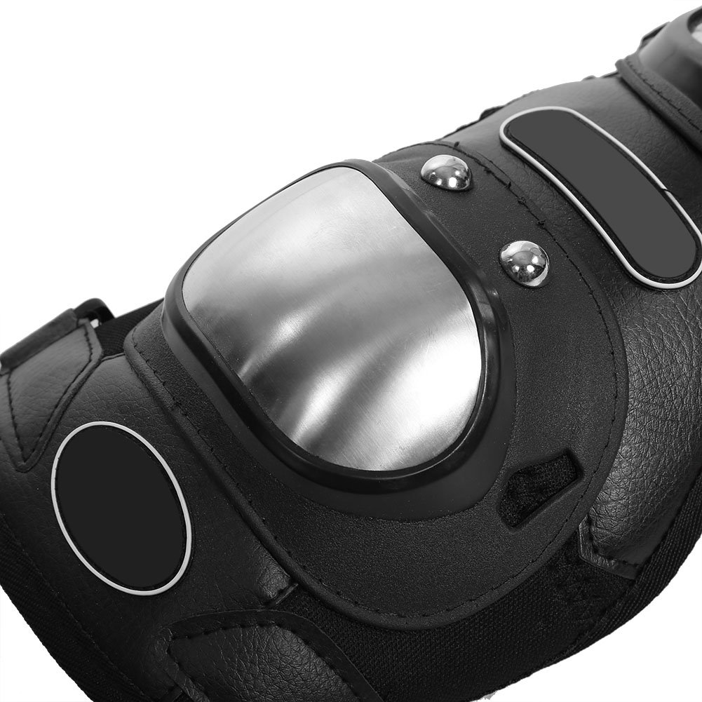 Moto Ginocchiera Parastinchi Pad,Moto Ginocchio Protector,Regolabile Motocross Ginocchio Protezione Armatura Racing Attrezzi Protettivi,Gear protettivo per adulti