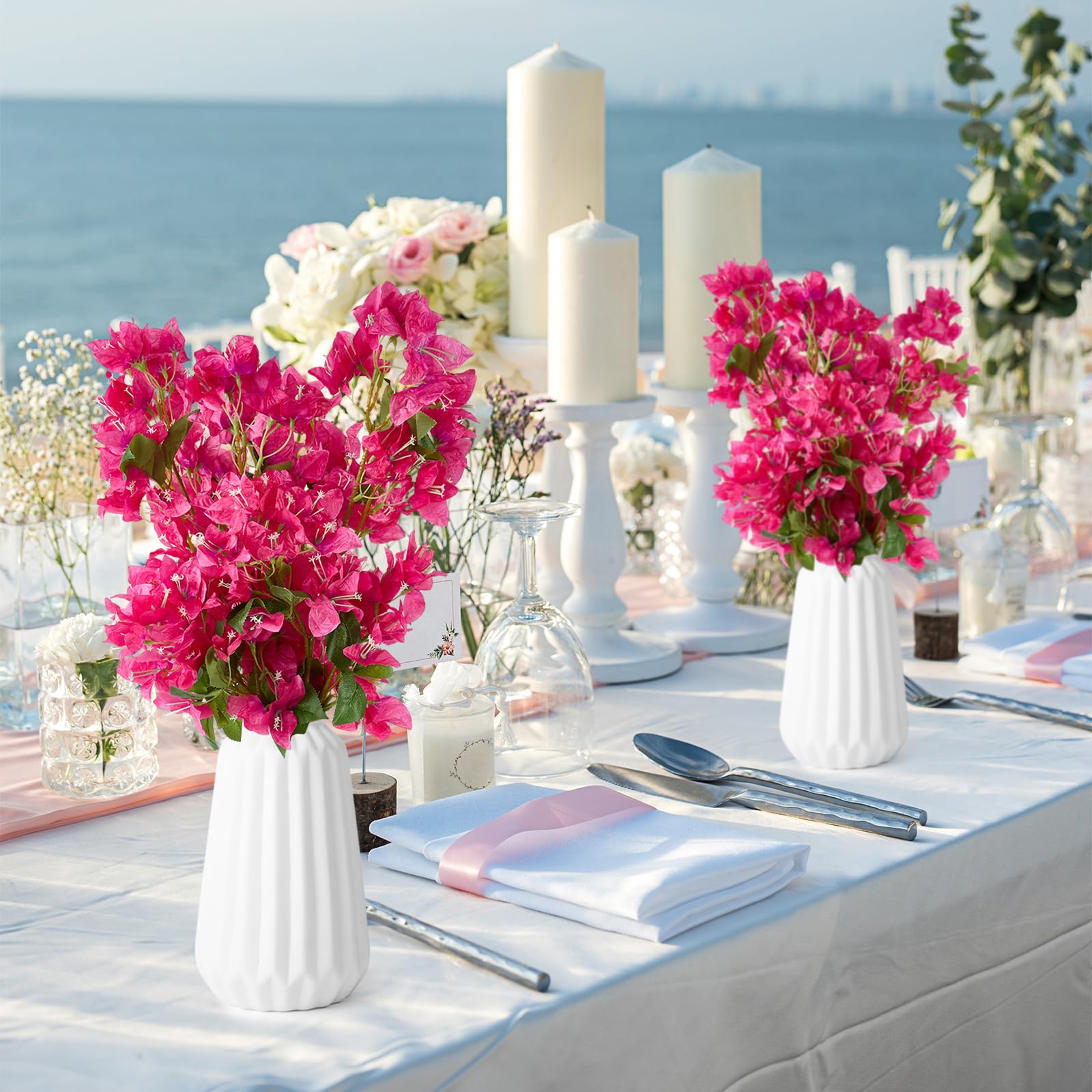 Amazon.com: 30 Inch Silk Bougainvillea Artificial Flowers，UV