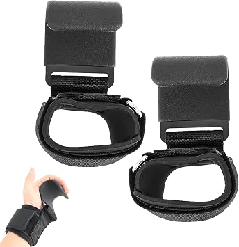 dophee 1 Pair Heavy Duty Weight Lifting Hooks for Powerlifting Pull-ups