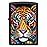 Zippo Tiger Stripes Design Black Matte Pocket Lighter