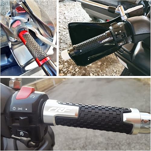 Miniatura 4 de Empuñaduras para manillar de motocicleta, agarres de manillar de motocicleta, agarre de goma de aluminio CNC para Honda CRF250R CRF450R CRF 250 450