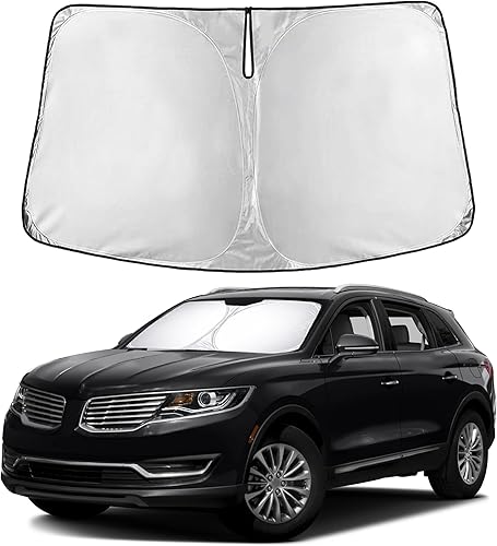 Miniatura 87 de EcoNour Parasol para Subaru Crosstrek 2013-2015 2016 2017, visera solar para parabrisas delantero y ventana, bloqueador de calor UV y protector