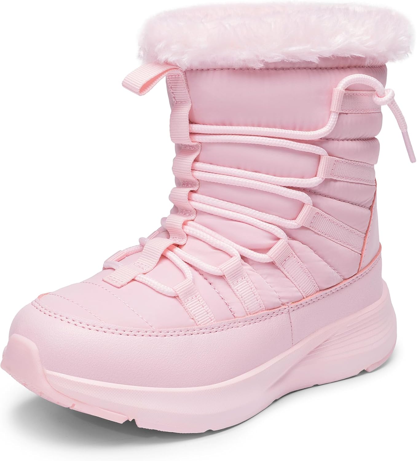 DREAM PAIRS Kids Winter Snow Boots - Slip Resistant