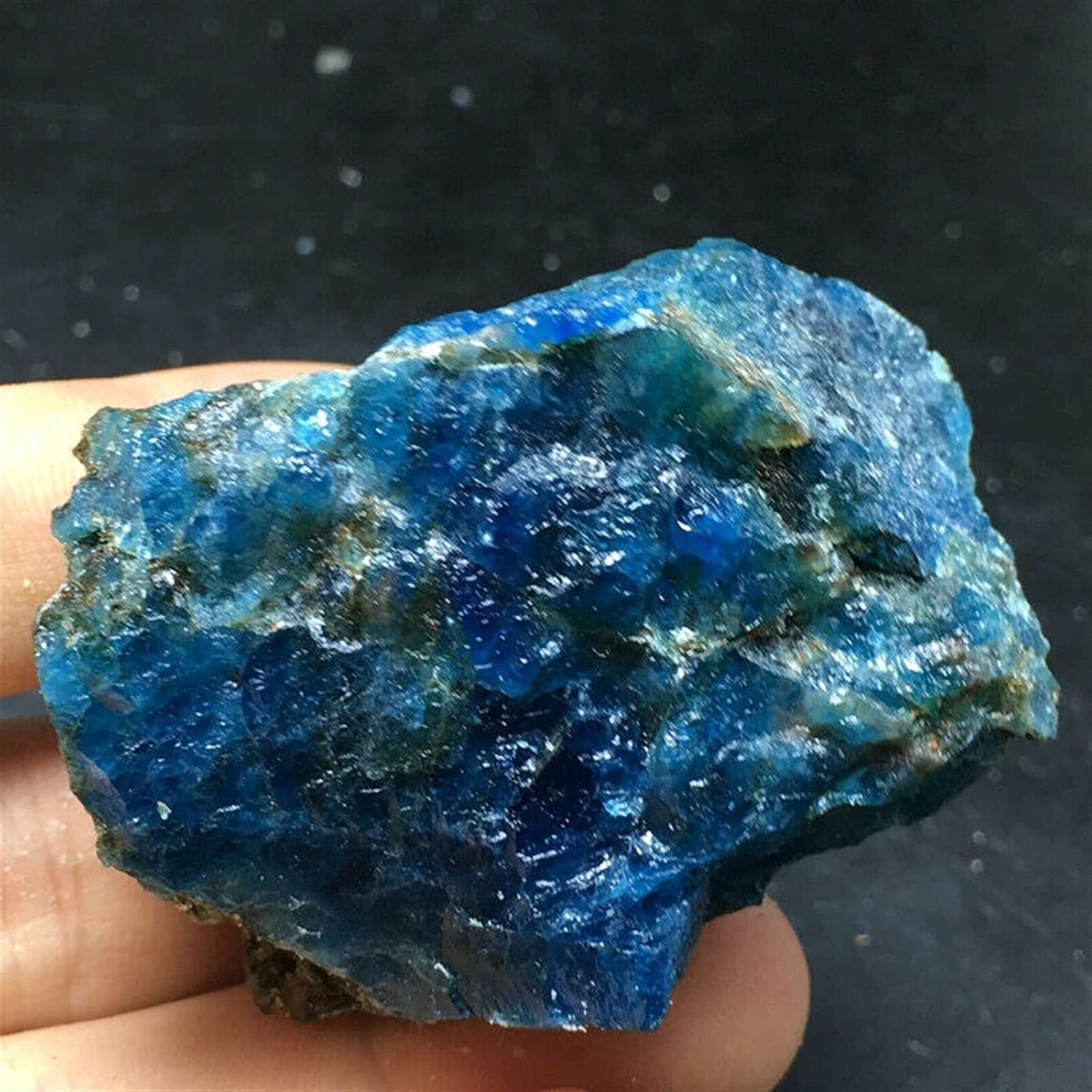 Domowe Kolekcje Minerały Kamienie 50-100 g Naturalny Kryształ Apatytu Surowy Surowy Kamień Próbka Kryształowych Kamieni Dekoracja (Rozmiar: 110-130g)