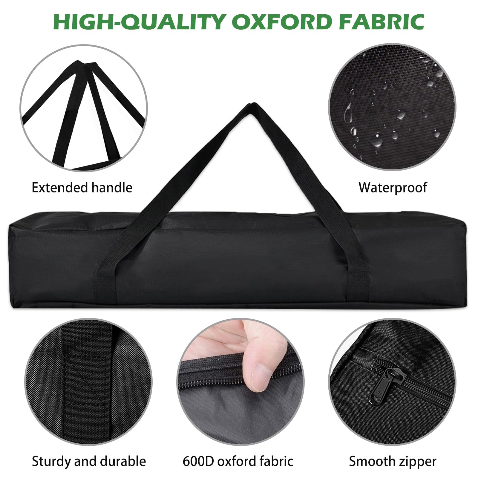Tragbare Zeltstangentasche, Aufbewahrungstasche Für Zeltstangen, Tragbare Stativtasche, Universal Canopy Tent Roller Bag, Zeltstangentasche, 600D Oxford Stoff Wasserabweisend Für Mikrofon Fotografie