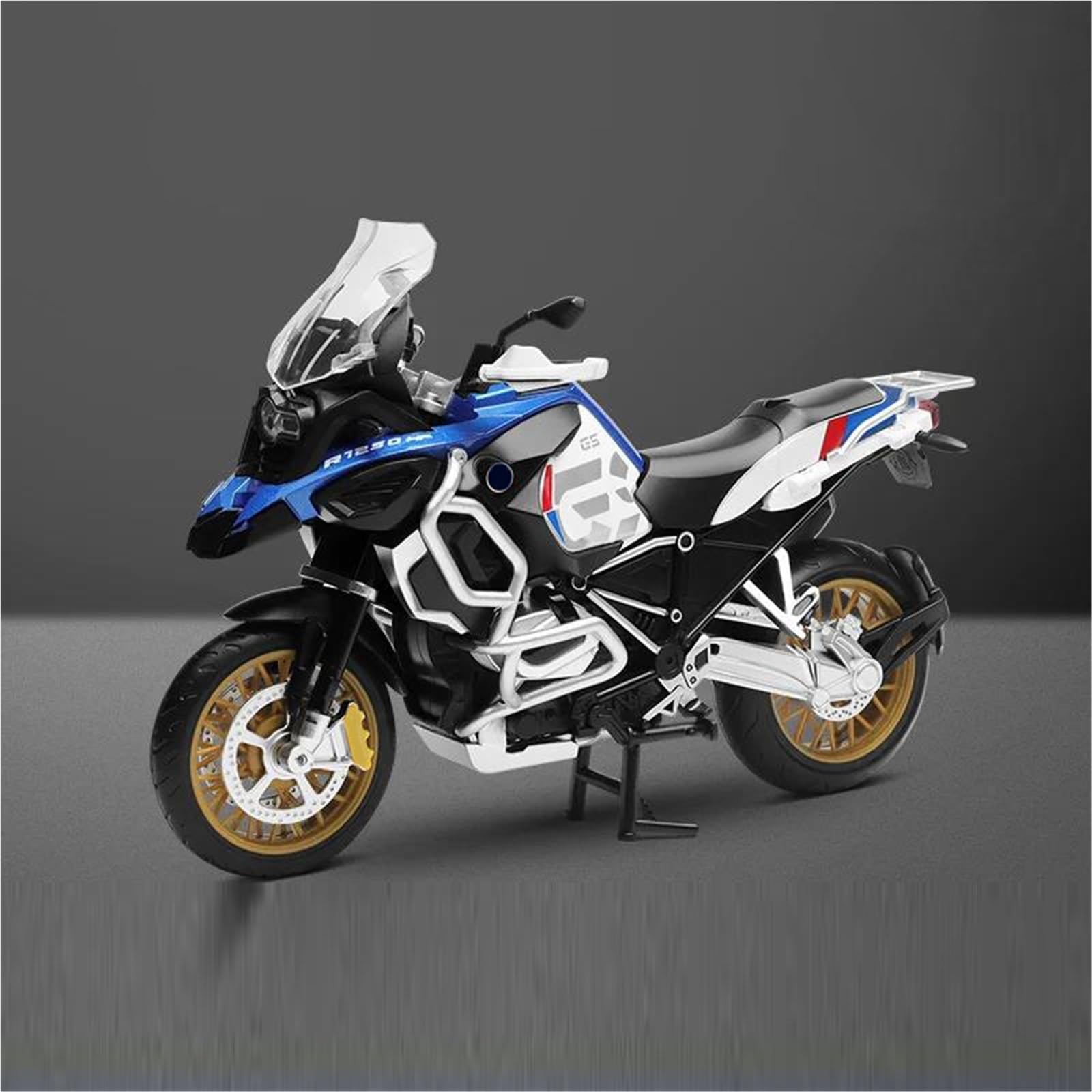 1:12 pour R1250GS R 1250 GS avec Modèle De Moto Voiture Moulé sous Pression en Alliage Base, Cadeau Jouet, Statique