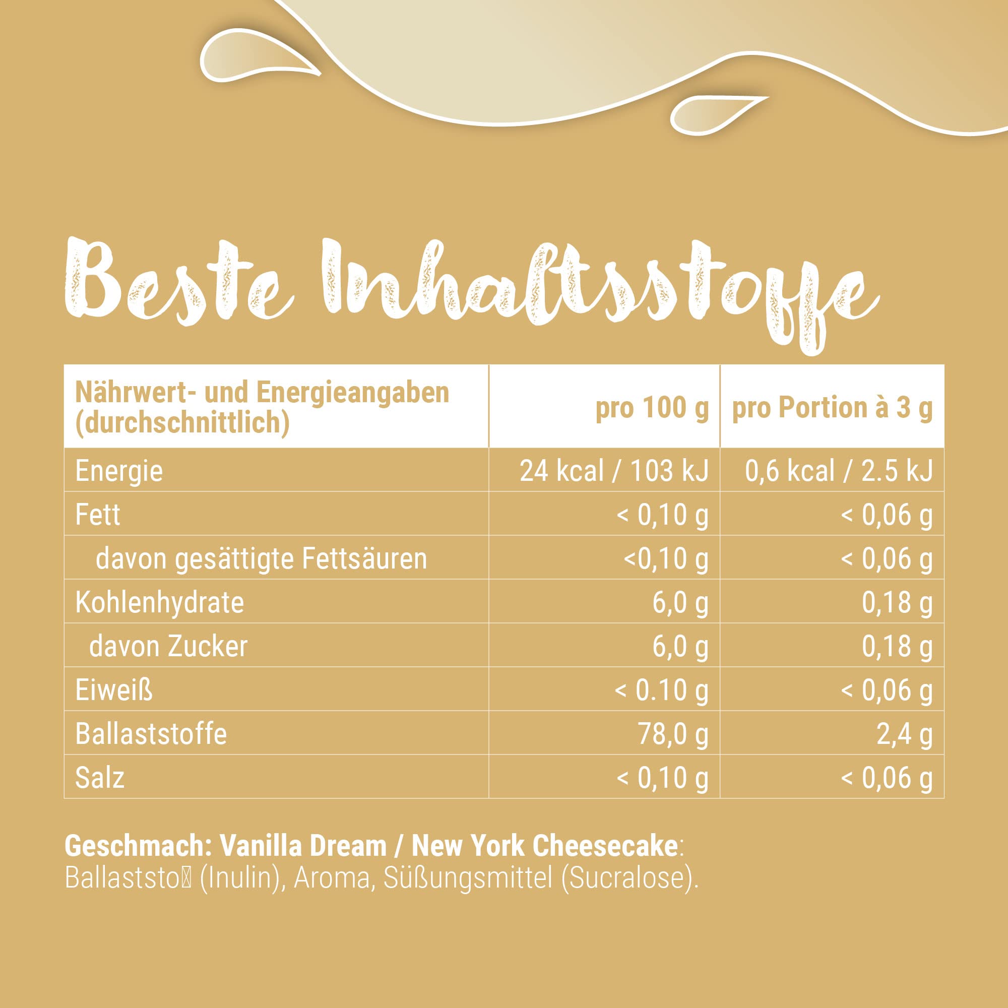 Powerstar FLAV’ ZERO 250 g | Geschmackspulver kalorienarm & vegan | Deutsche Herstellung | Nur 0,6 kcal pro Portion | Aromapulver für Speisen, Shakes & zum Backen | New York Cheesecake