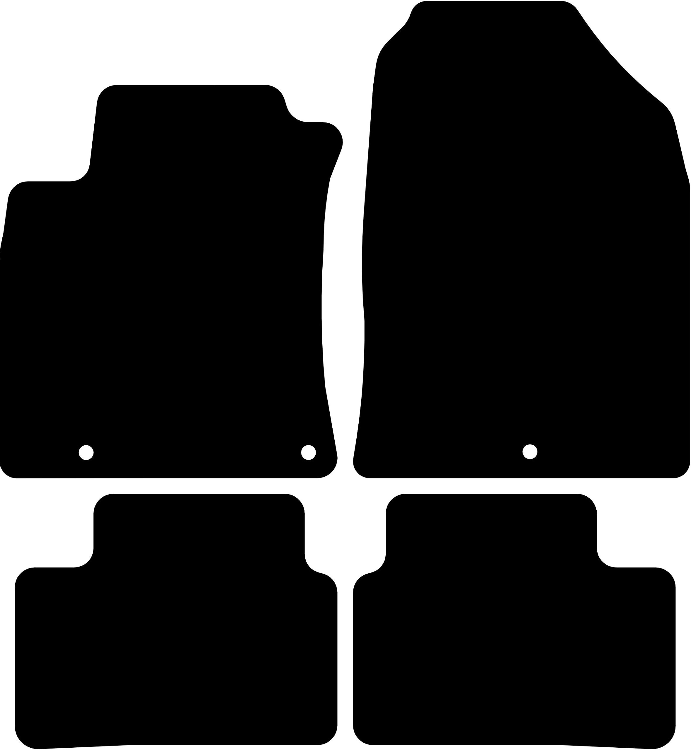 Kovvar Duogrip Gummimatten passend für Hyundai i30 2017-2026 Passend zur Ausführung: 5 Türen/Fastback/Kombi