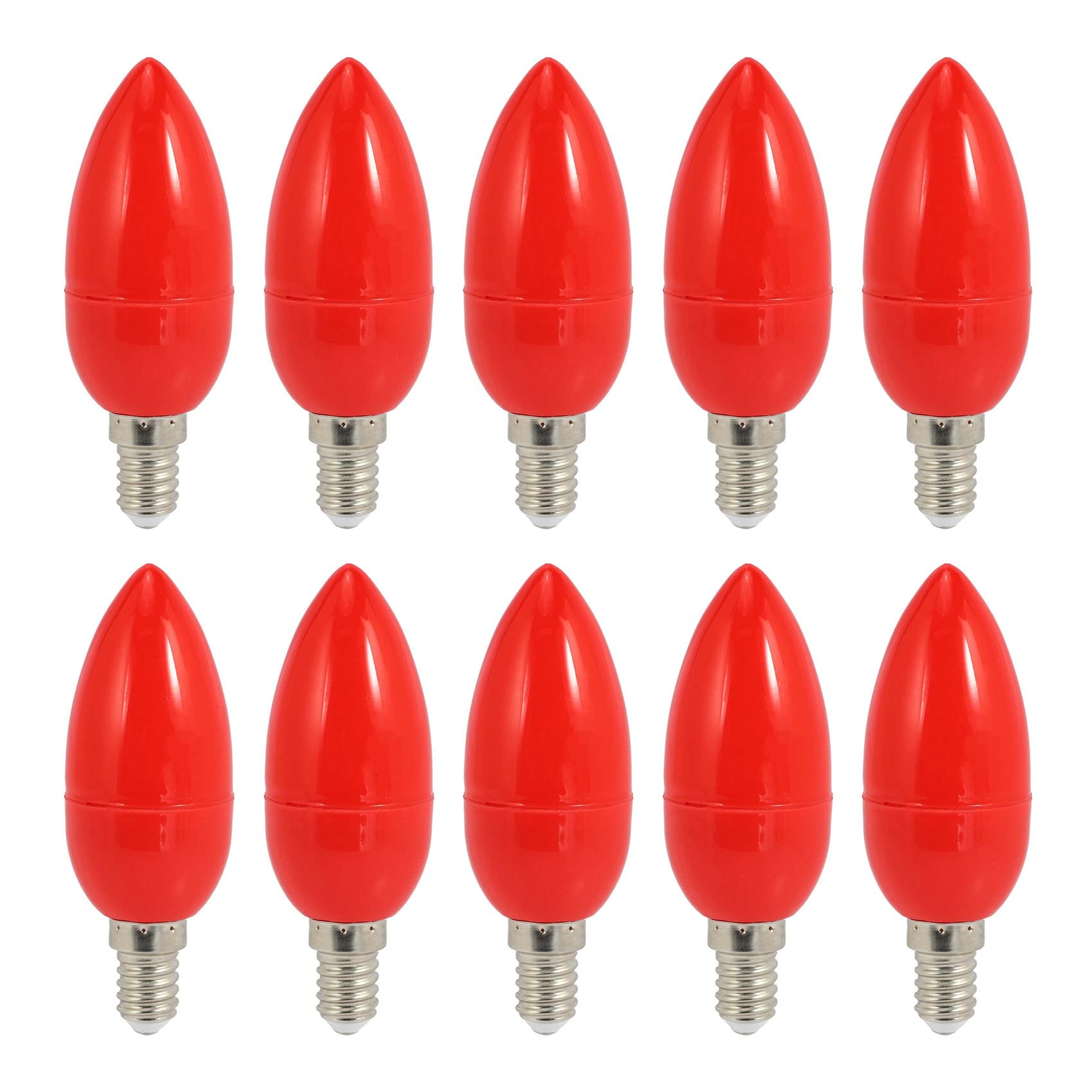 Bombillas LED de vela E14 para altares con luz roja tradicional de la fortuna