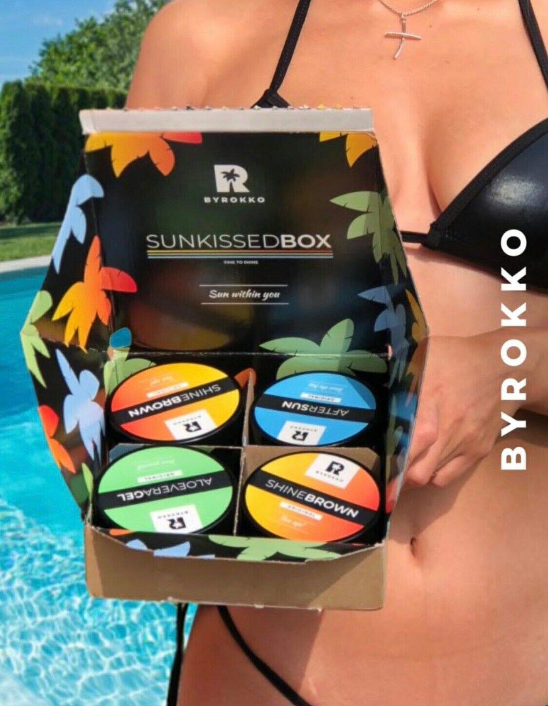 BYROKKO Shine Brown Sunkissed Box 2x Shine Brown 1x Aloe Vera 1x Aftersun