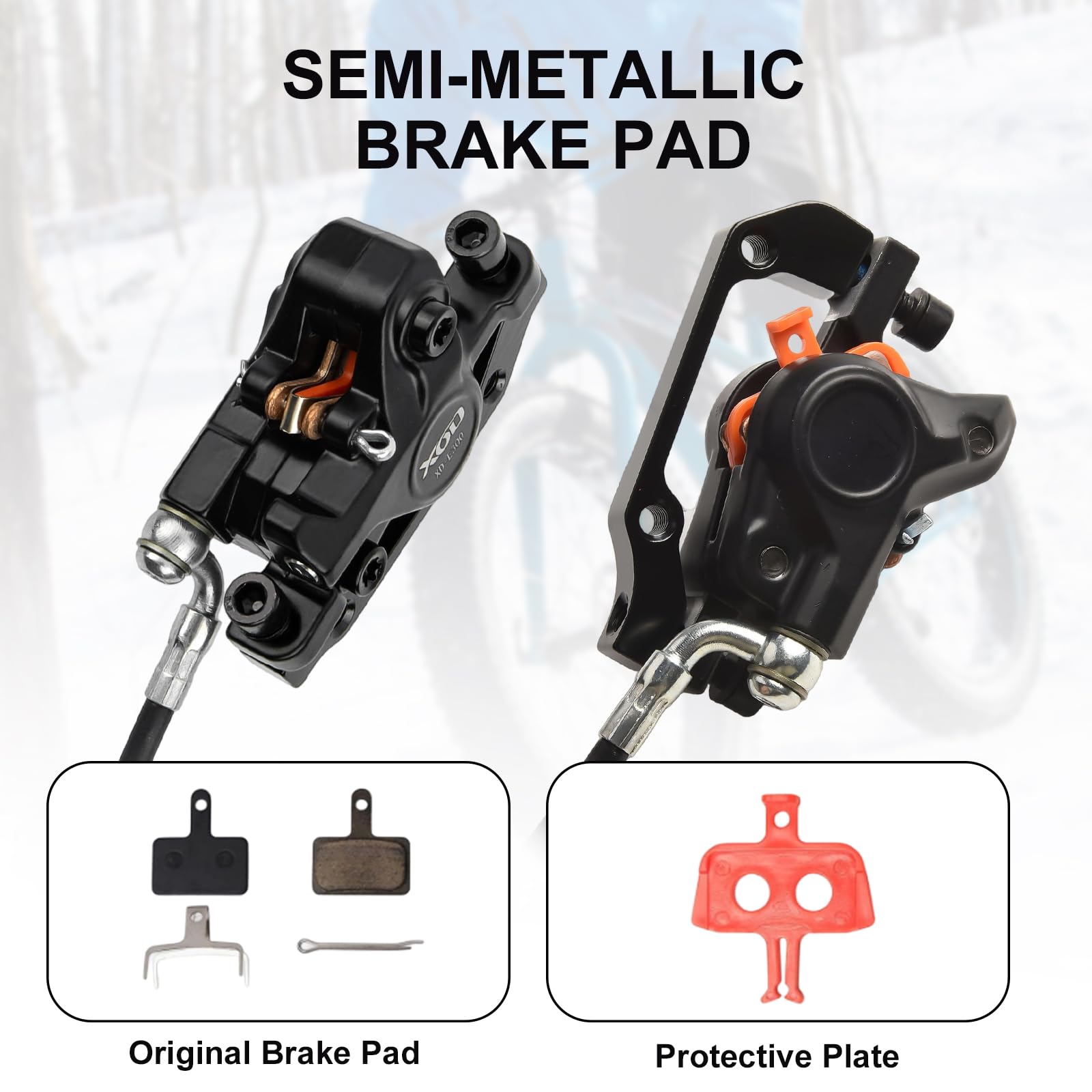 Amazon.co.jp: 電動バイク 油圧ディスクブレーキセット マウンテン