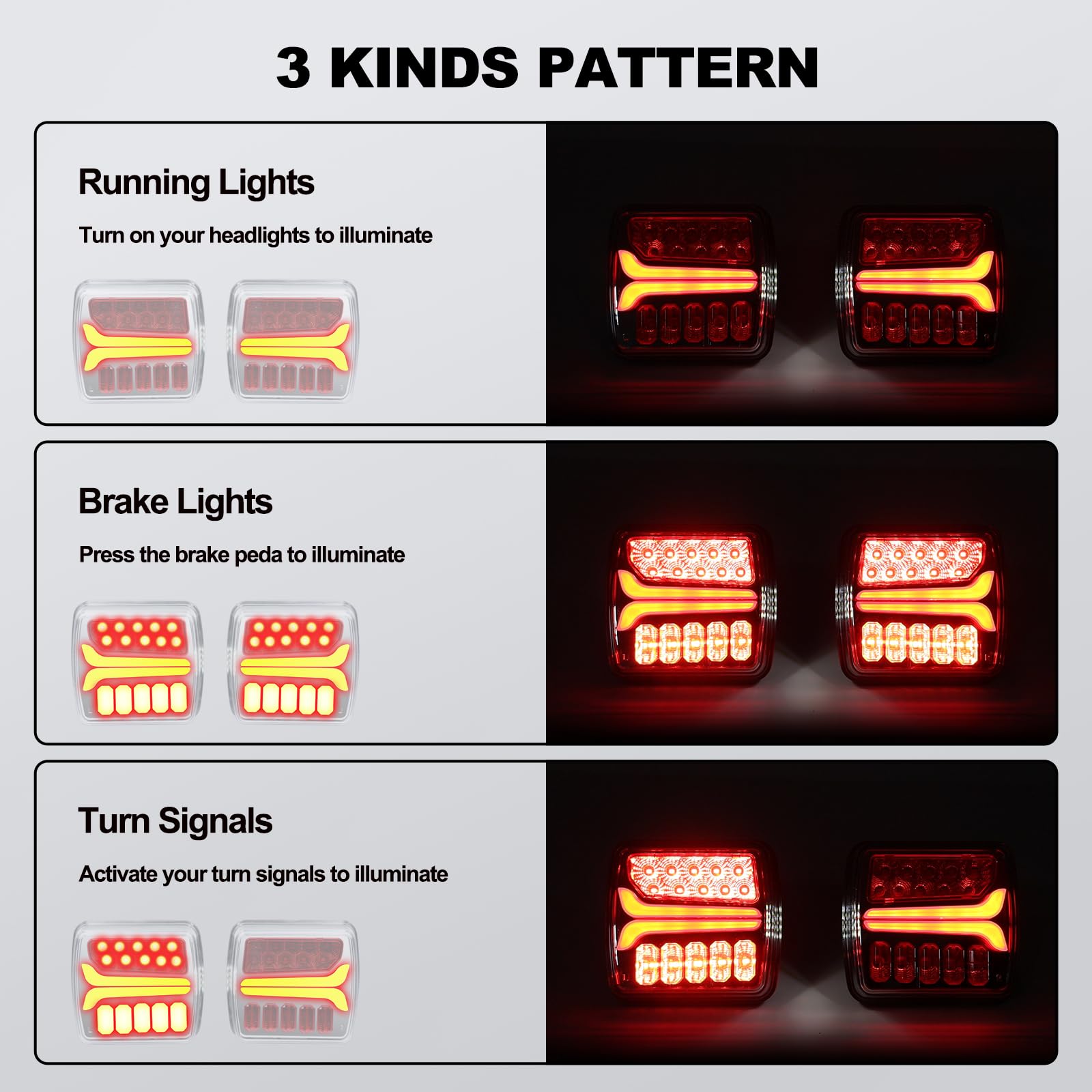 有線牽引ライト マグネットベース付き Tow Light W Amazon.co.jp: Partsam ワイヤレスLEDトレーラーライトキット 磁気牽引