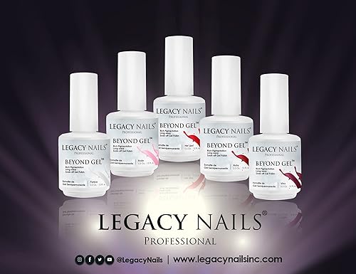 Miniatura 6 de LEGACY NAILS Professional Beyond Gel Soak-Off - Esmalte de uñas de gel de cobertura completa, altamente pigmentado, esmalte de uñas de gel (BEYOND