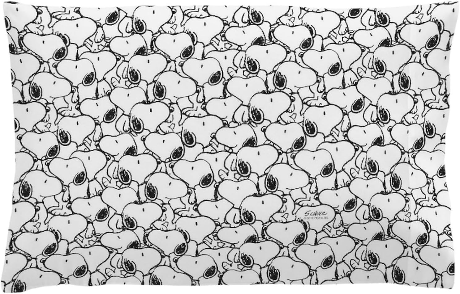 CafePress Snoopy Pattern Standard Size Pillowcase, Lumbar Pillow Cover Fleece