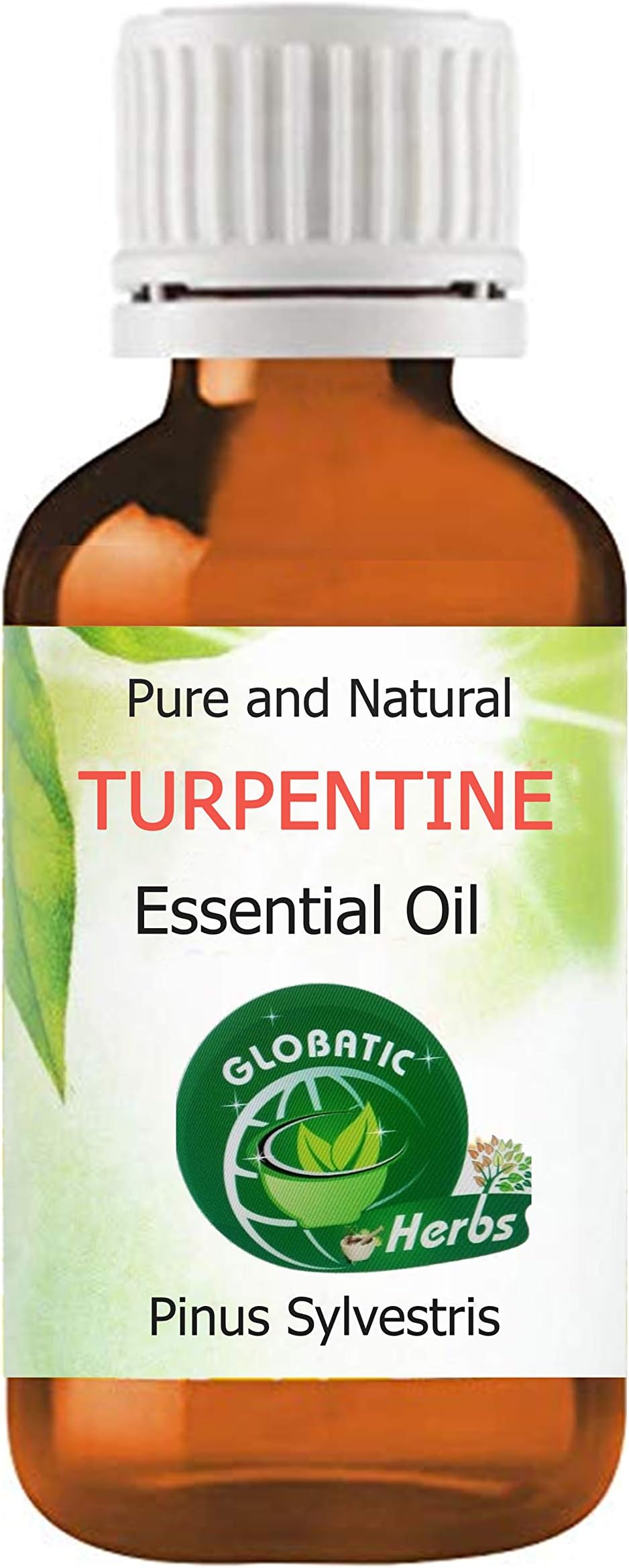 Globatic Herbs Turpentine Essential Oil 50ML - (Pinus Sylvestris) Pure, and Organic