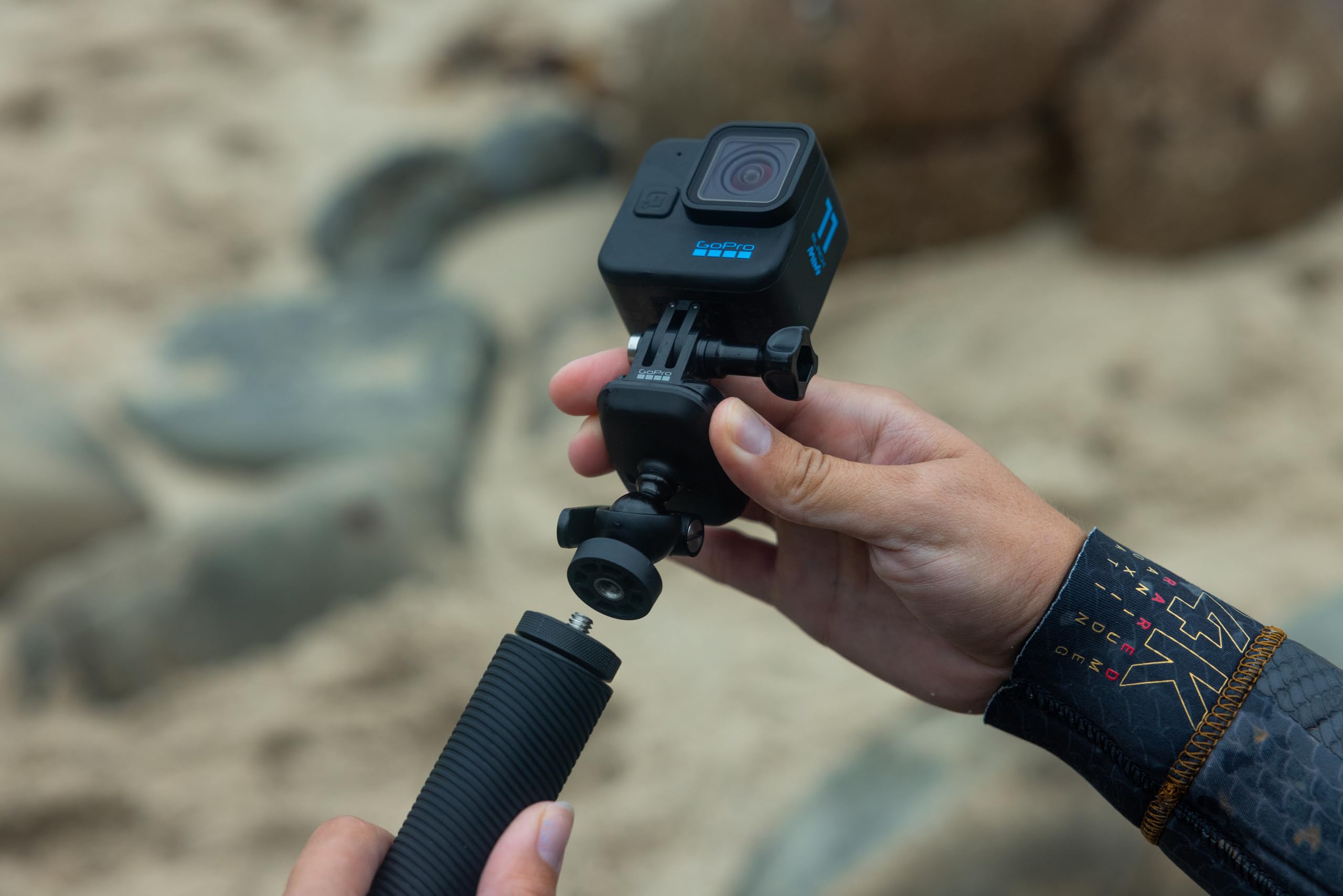 Adattatore Per Treppiede Con Vite Zigrinata E Supporto Girevole | 9 Gruppi Per Action Cam E Fotocamere - 2