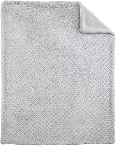 Miniatura 9 de EVERYDAY KIDS Manta de forro polar para bebé, 30 x 40 pulgadas, súper suave, afelpada, cálida y cómoda, algodón blanco