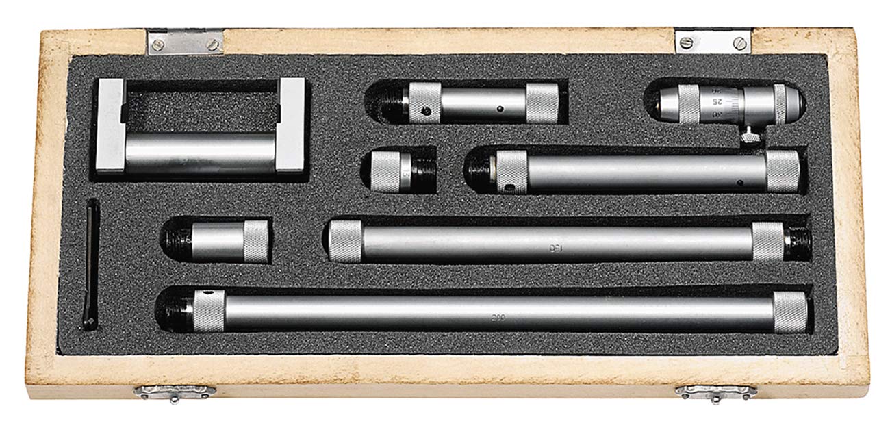 WABECO Innenmessschrauben Satz 50-600 mm Innenmessschraube Innenmessgerät