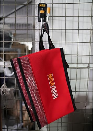 Miniatura 21 de MELOTOUGH Bolsas de herramientas con bolsa de herramientas pequeña con cremallera, bolsa de herramientas de 12 pulgadas, organizador multiusos
