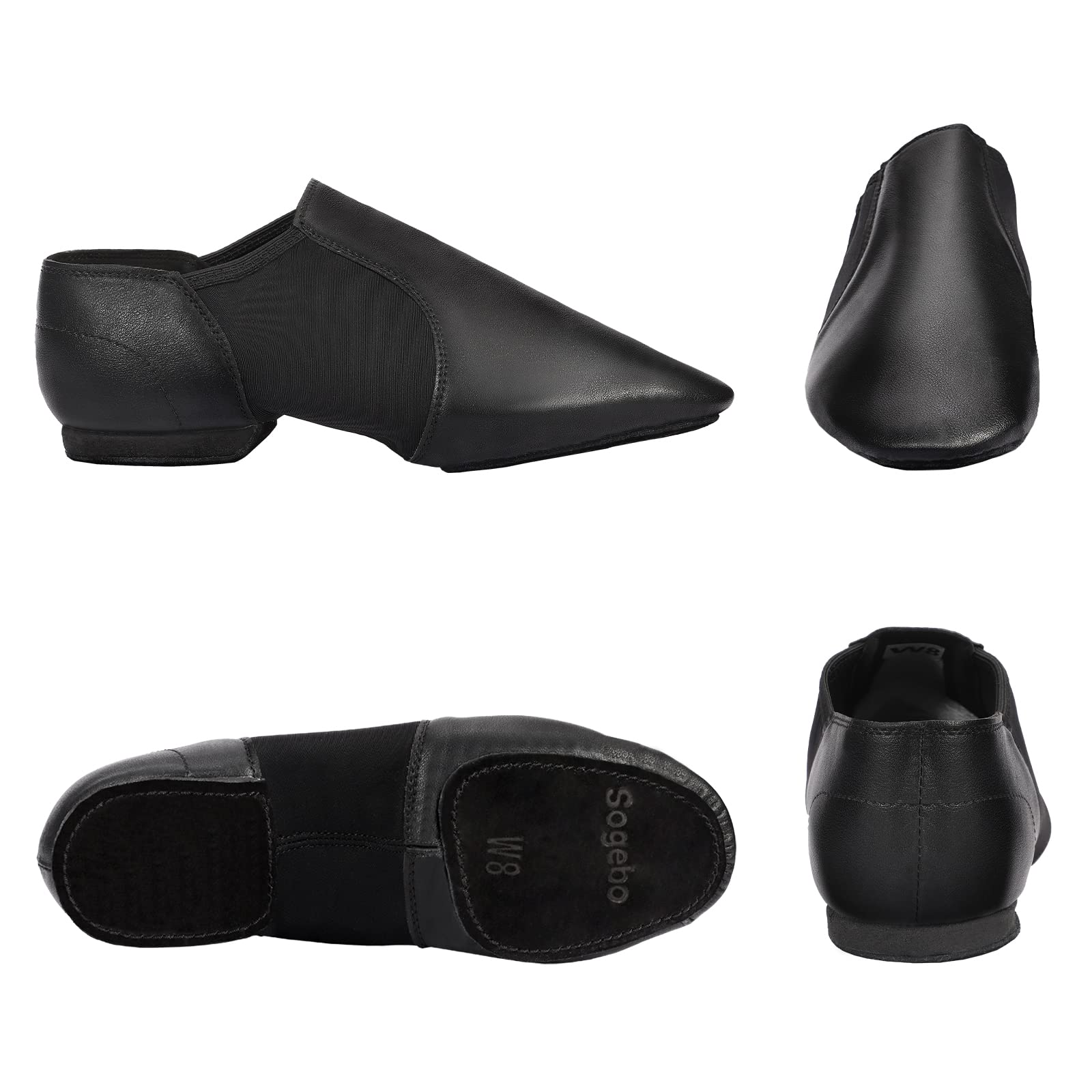 Zapatos de jazz con suela dividida para niñas y niños (niños pequeños/niños grandes)