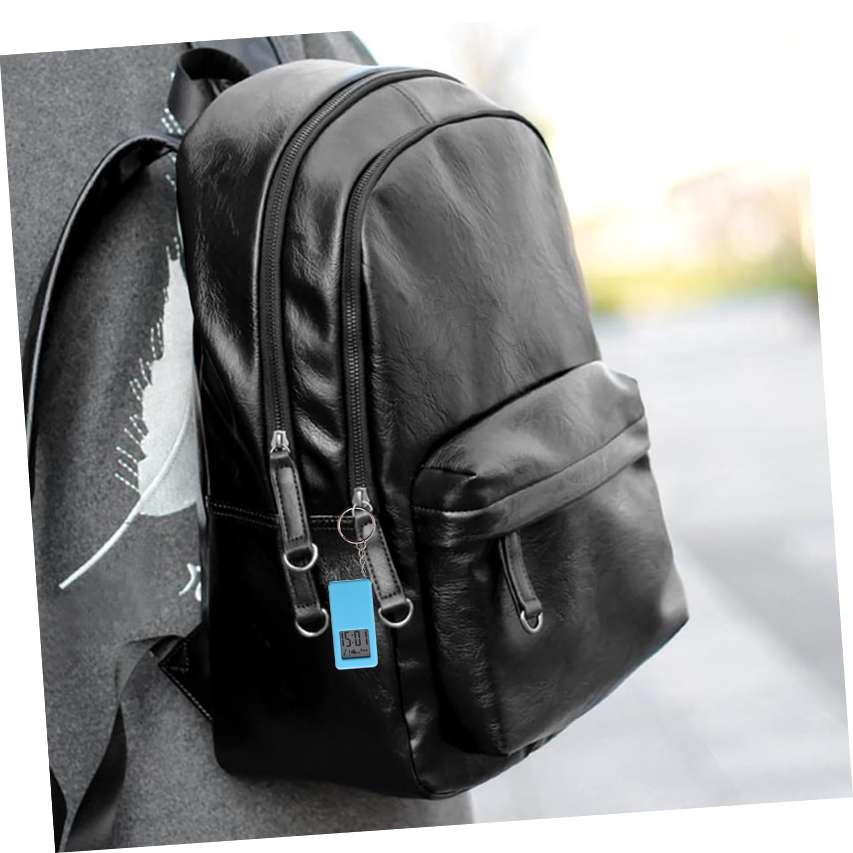 LIFKOME 3 piezas Relojes Digitales de Bolsillo con Anilla para Llavero para Estudiantes