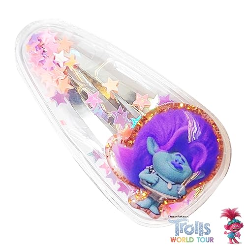 Miniatura 3 de Luv Her Accesorios para el cabello para niñas, 6 pinzas para el cabello para niñas con dijes favoritos de Luv su personaje, pinzas de pelo mágicas