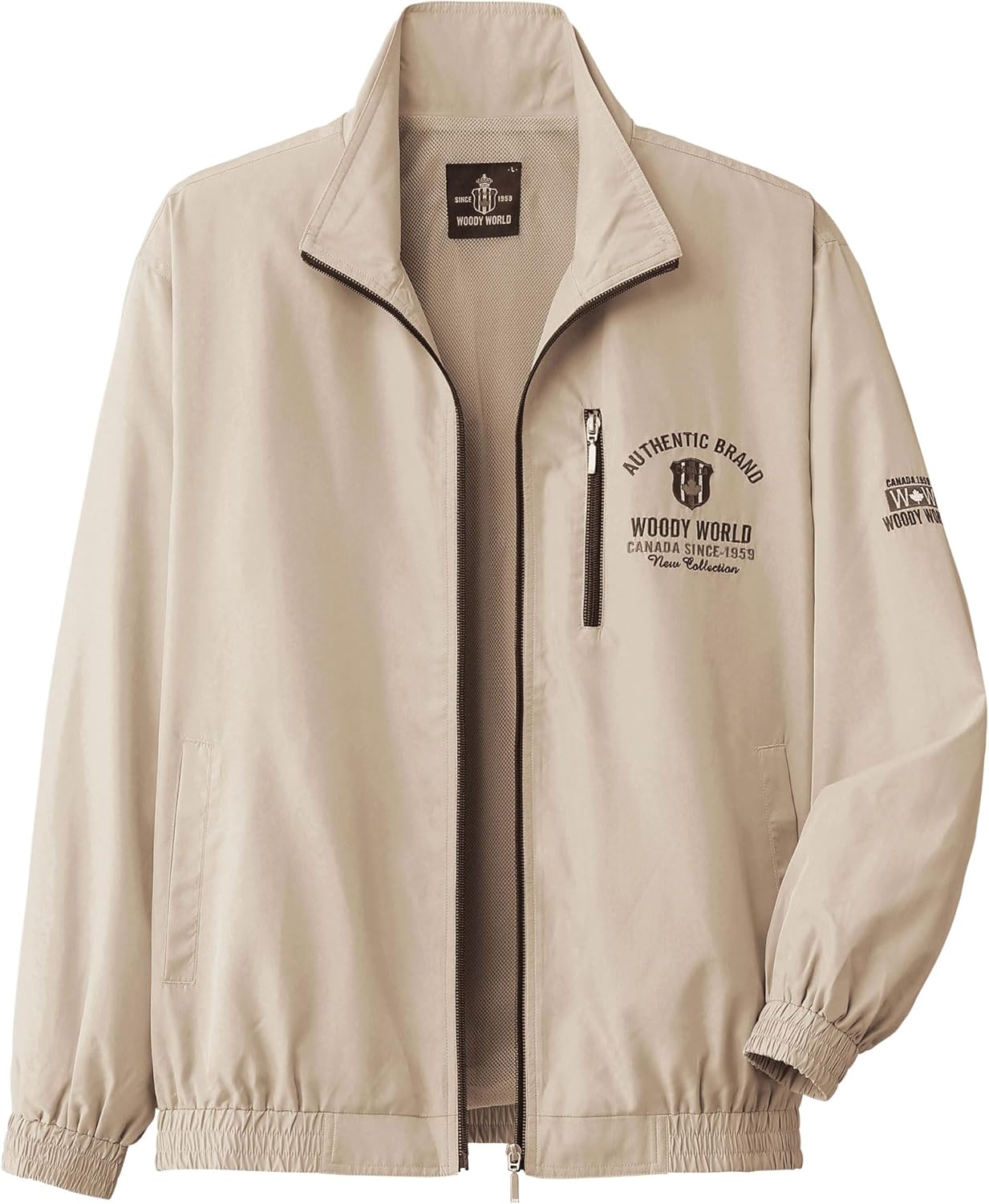 Amazon | [BELLUNA MEN'S STYLE] ブランドデザイン裏メッシュブルゾン