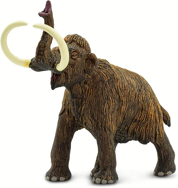 Safari Ltd. Woolly Mammoth Figurine - Detailed 5.5 Prehistoric Figure - Educational Toy for Boys, Girls, and Kids Ages 3+