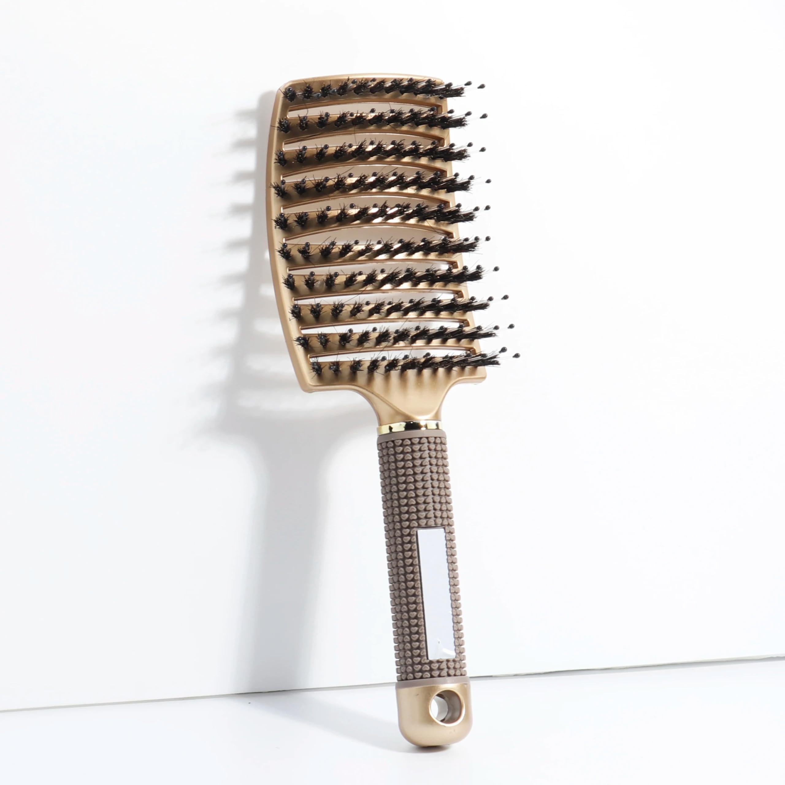 Escova de Cabelo de Nylon e Cerdas Desembaraçadora, Escova Cerdas de Javali, Escova
