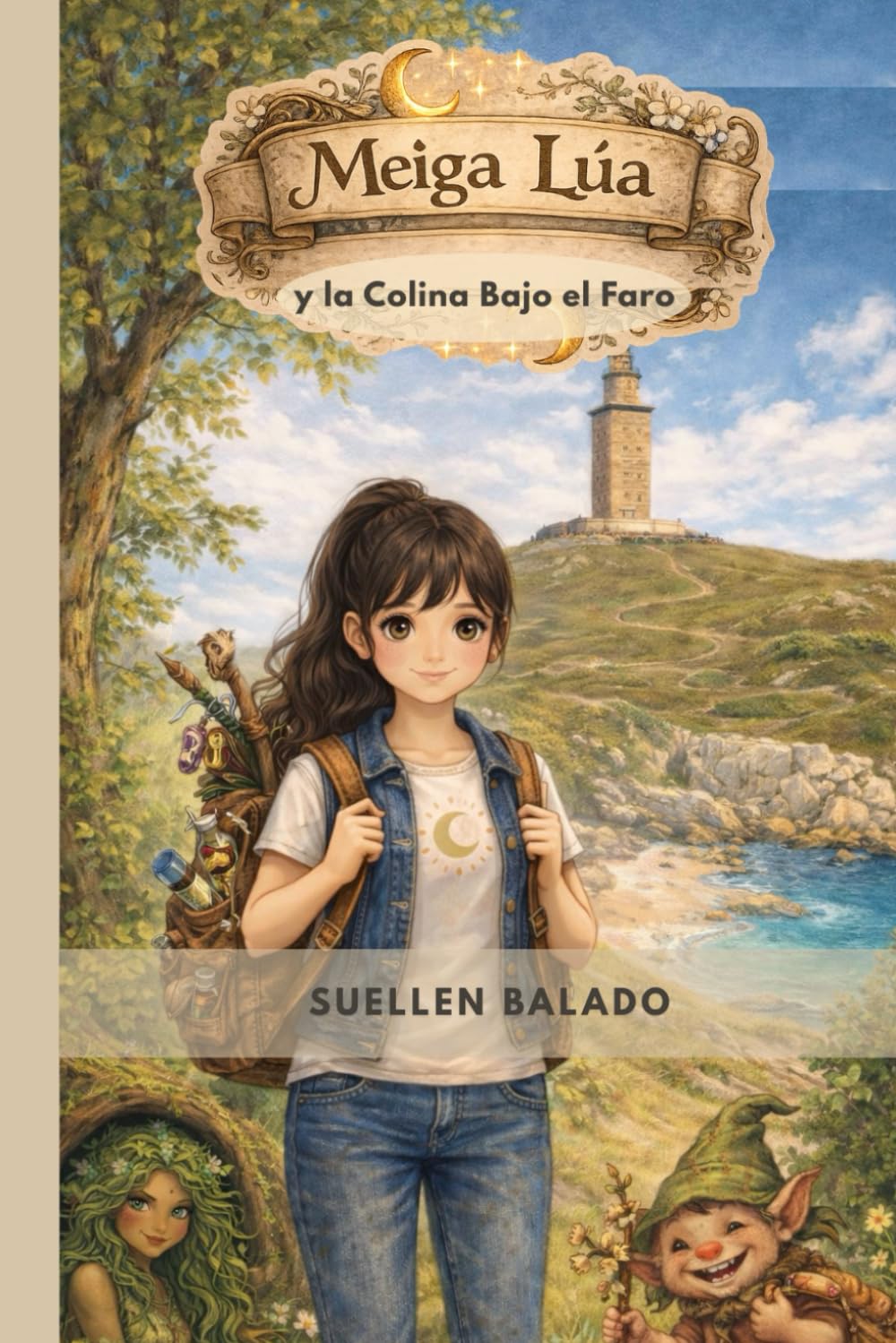 Meiga Lúa y la Colina Bajo el Faro (Meiga Lúa - Literatura Bilingüe para Niños)