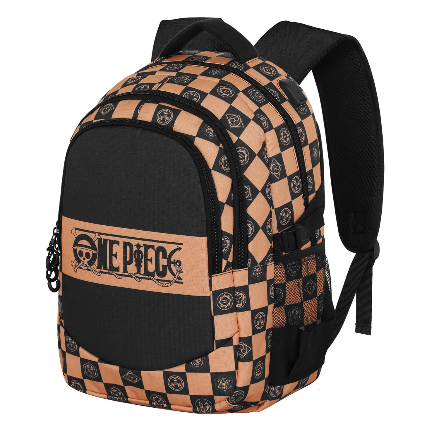 Karactermania Unisex Marron Backpack One Piece Plus Chess