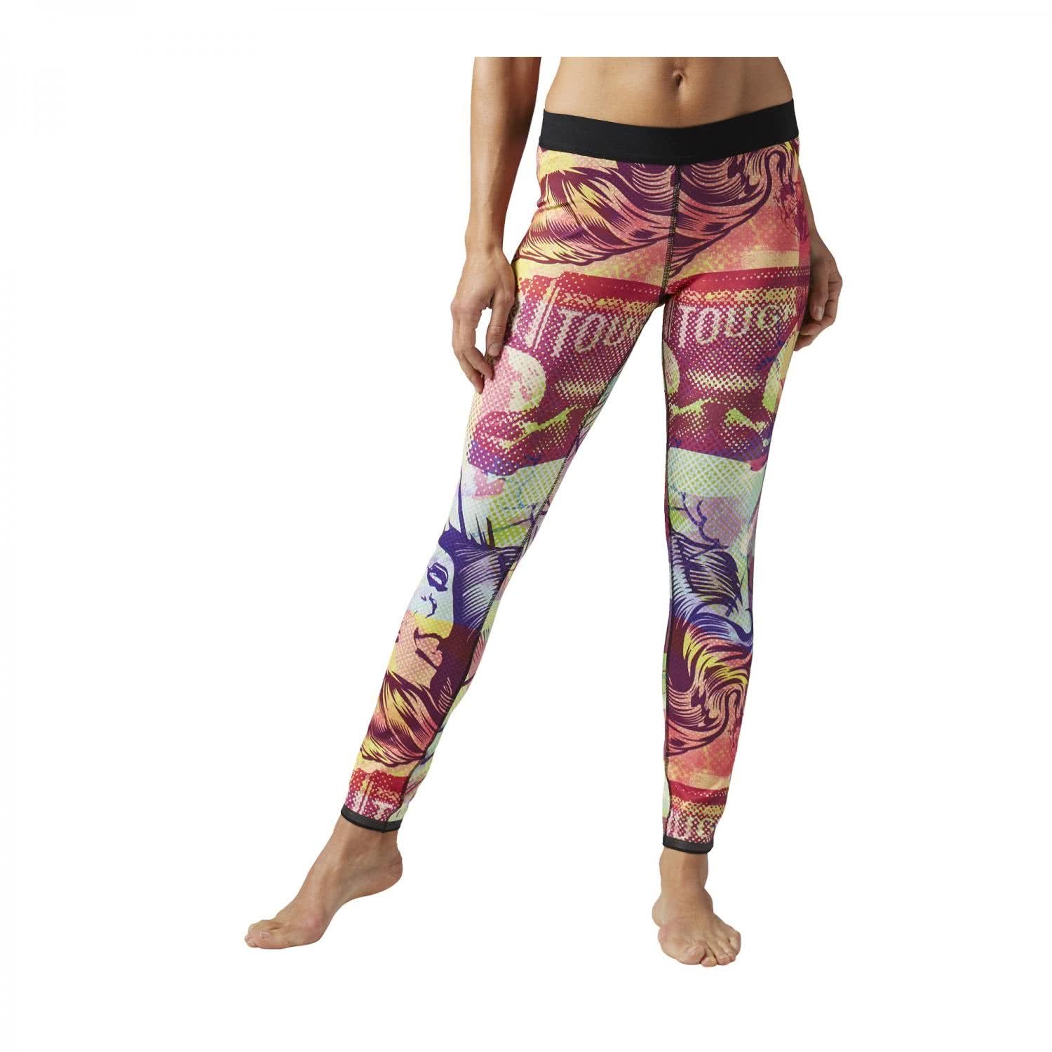 Reebok Damen Leggings Lm Rev Tights