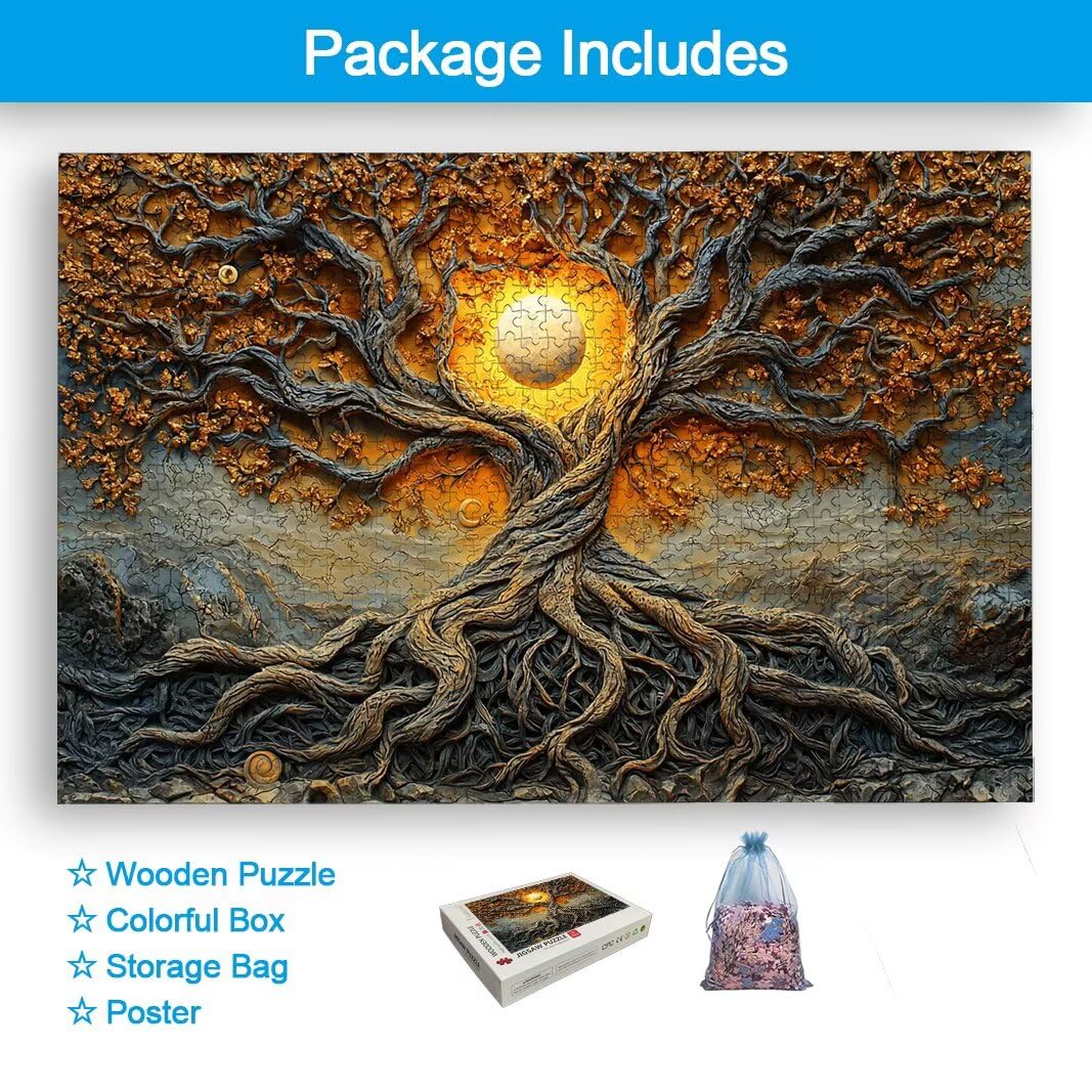 Puzzle Albero, Puzzle 1000 Pezzi per Adulti, Regalo Donna/Uomo -2427