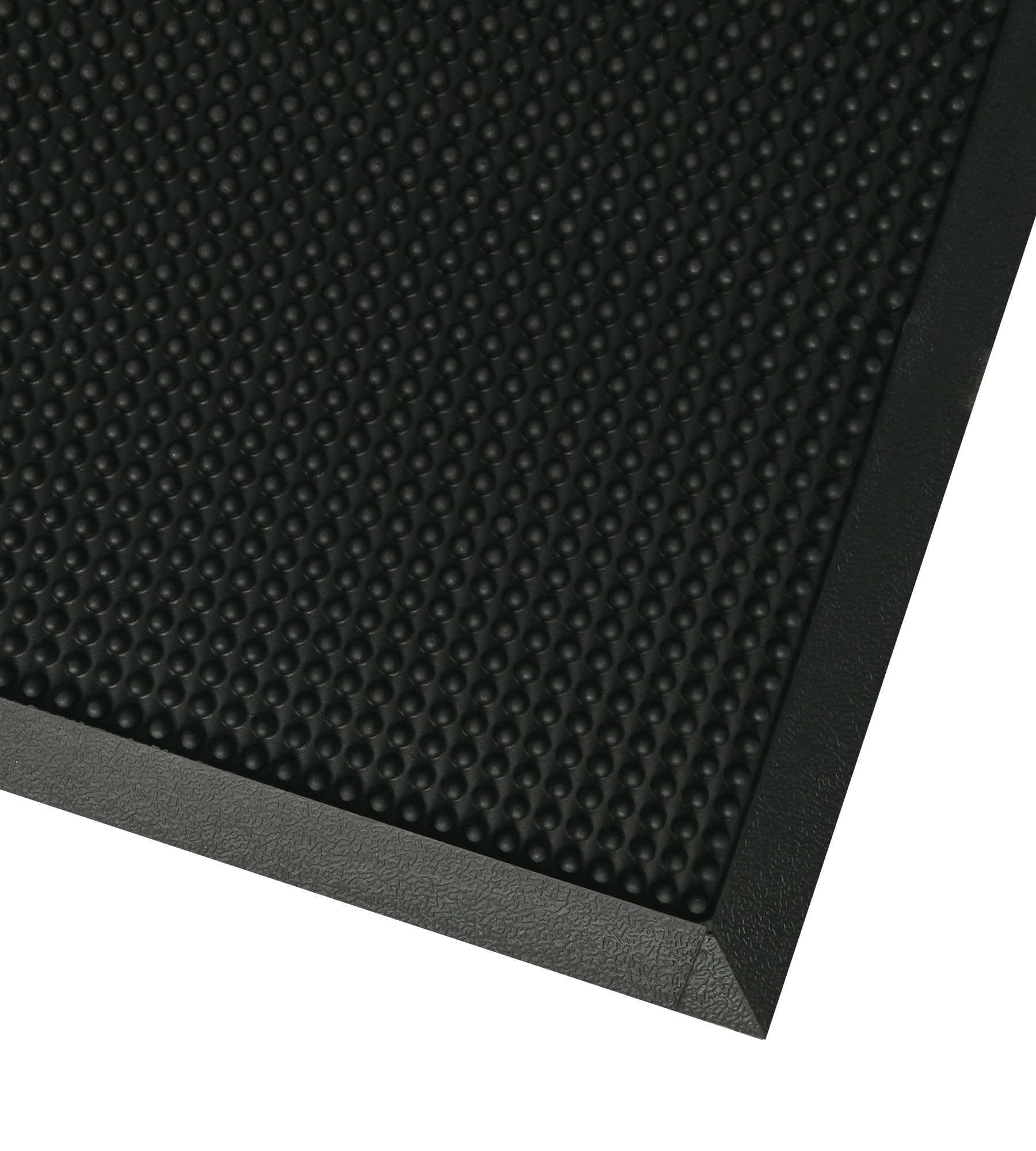 jxgzyy Schmutzfangmatte Fußmatte Außen Antirutschmatte Gummimatte Robust Fussmatte Aussen wasserdichte Türmatte Für Die Haustür, 80x100cm, Schwarz