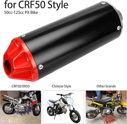 Miniatura 4 de FVRITO Silenciador de escape de alto rendimiento para Honda CRF50 XR50 70cc 110cc 125cc SSR SR110 Rocketa Taotao DB14 DB10 xpro db-x20 SDG Coolster