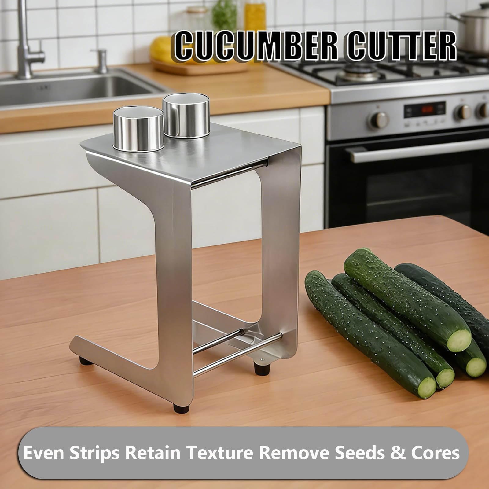 Cortador manual de verduras, acero inoxidable con cuchillas reemplazables para cortar rápidamente ensaladas, cocinar y preparar sushi