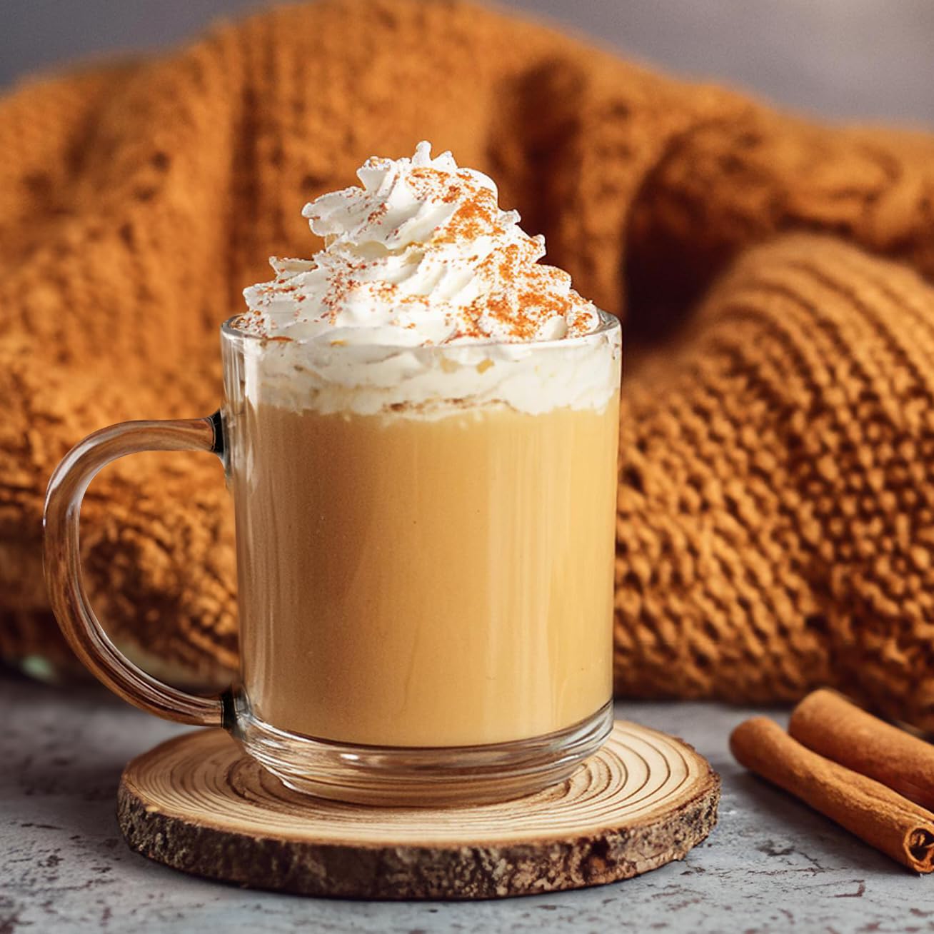 Glasmark Krosno Latte Macchiato Set di 4 bicchieri da tè con manico, bicchieri da dessert per acqua, caffè e vin brulé, 4 x 220 ml