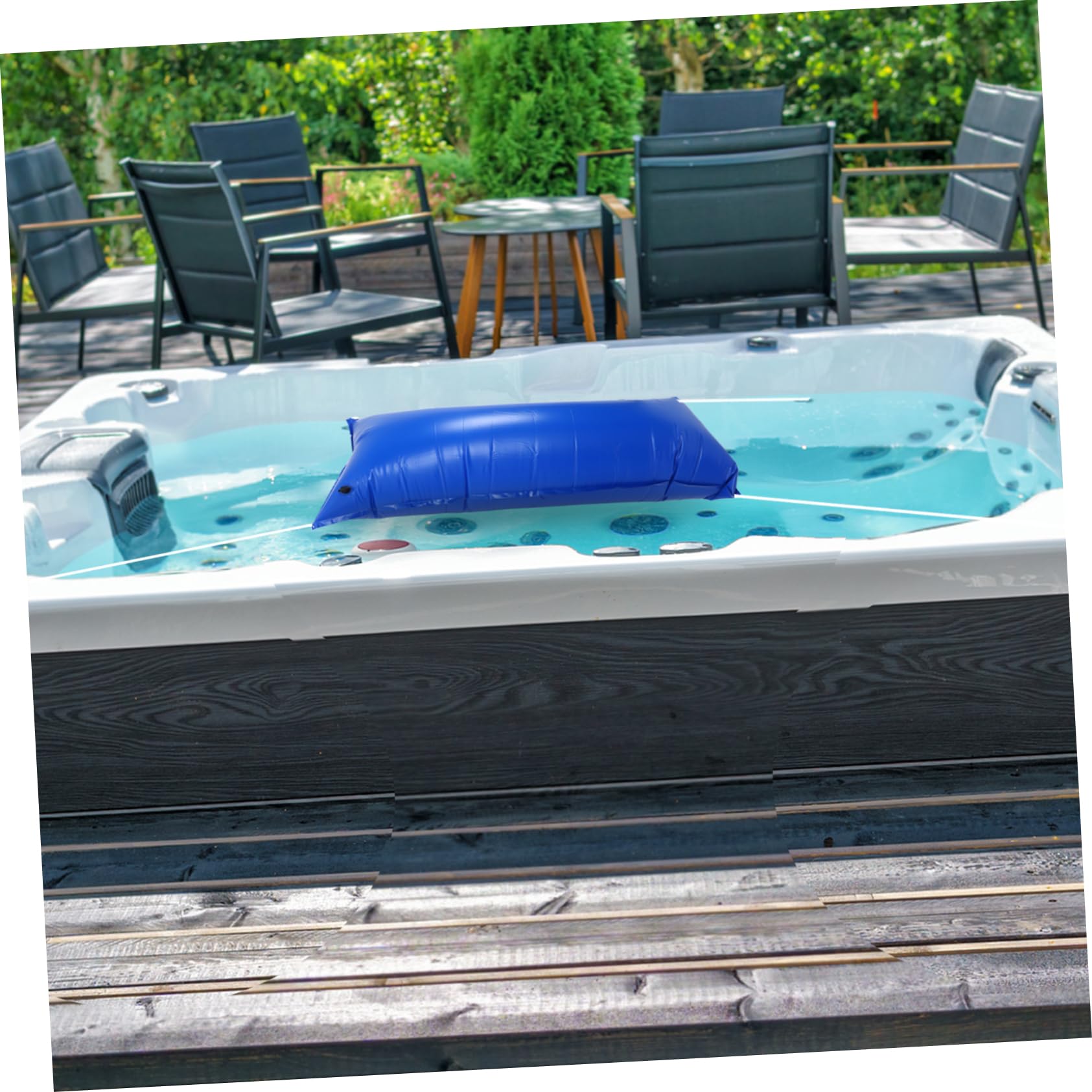 Oreillers de Piscine en PVC pour Hivernage, Coussins Gonflables 120x240cm, Renforcés pour Protection Le Gel et Fuite d'eau, pour Fermeture Hivernale