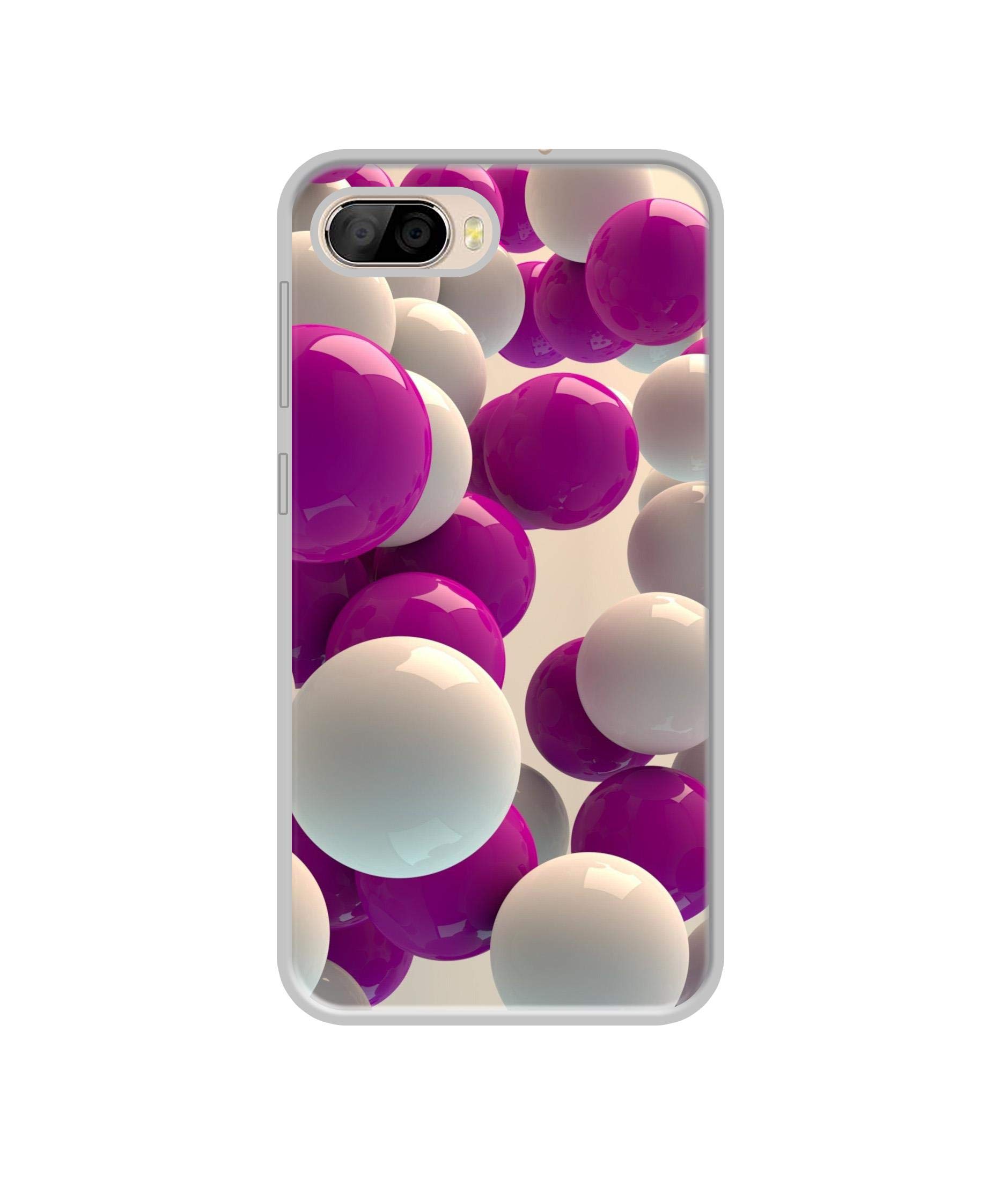 Panasonic Eluga Ray 500 Back Panel Casotec 3d Balloons Design
