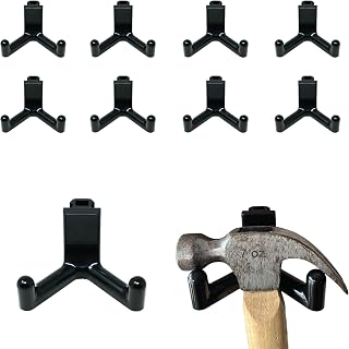 Tool Hook for Vertical Siding Lifetime Shed—Click to See Models it Fits! (Compatible with Most Vertical Siding, Doesn't Work on Horizontal Siding) (10 Hooks Pack)