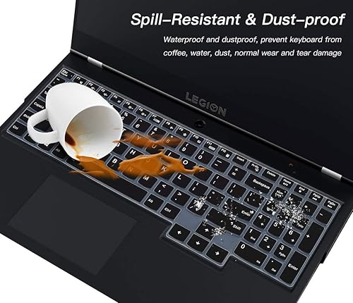 Miniatura 6 de Funda de teclado con letras grandes para Lenovo LOQ 15.6" 16", Legion 7 7i Pro 16"  Legion 5 5i Pro 16"  Legion 5 5i 5i 5p 5pi 15.6 17.3